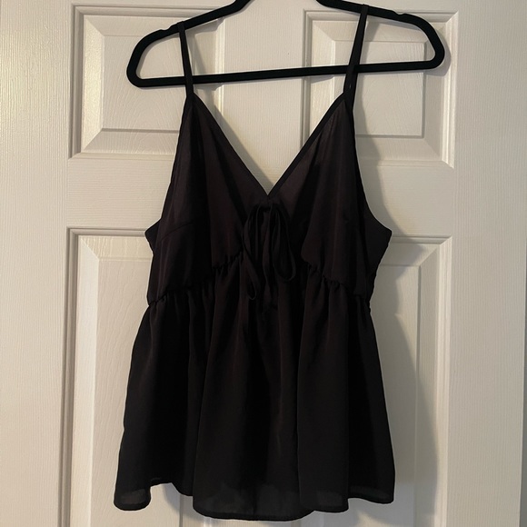 Black Spaghetti strap summer top - Picture 2 of 2